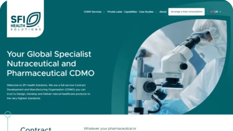 SFI Health Solutions screenshot